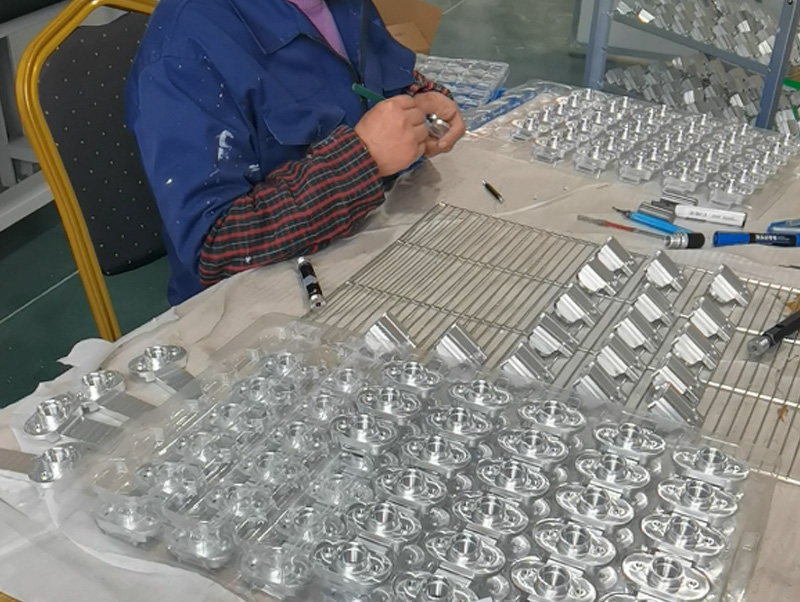 CNC deburring